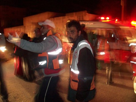 Red Crescent Medics and Disaster Management team continue round the clock